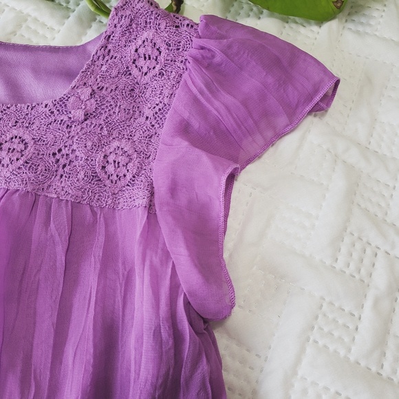 Sold Elsewhere - Girls Purple Top - Picture 4 of 4